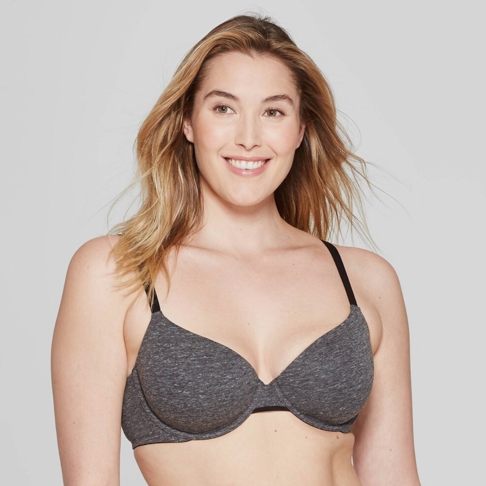 Auden The Everyday Lightly Lined Demi Coverage Underwire Bra
